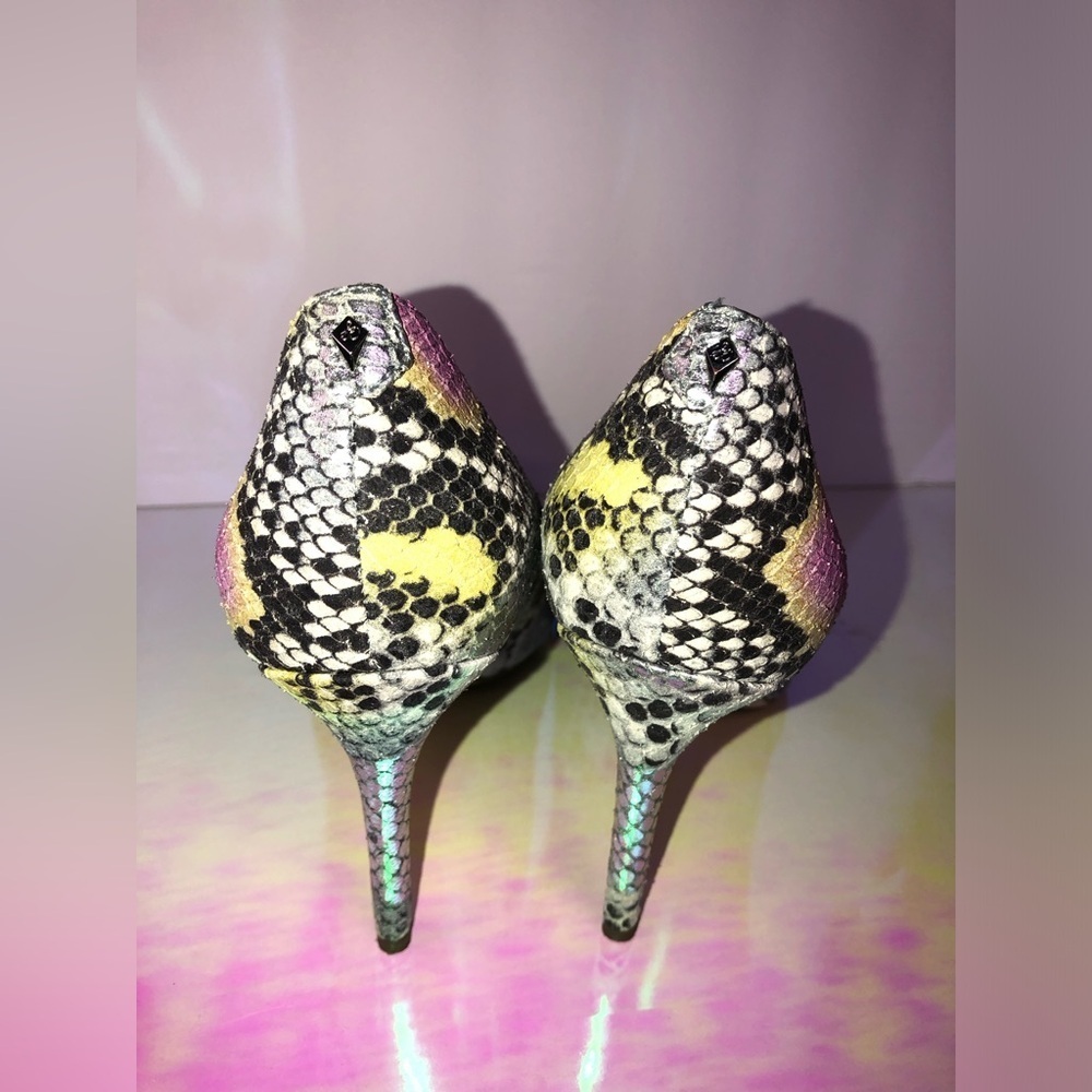 Sam Edelman Multicolor Snakeskin Heels - Picture 6 of 14